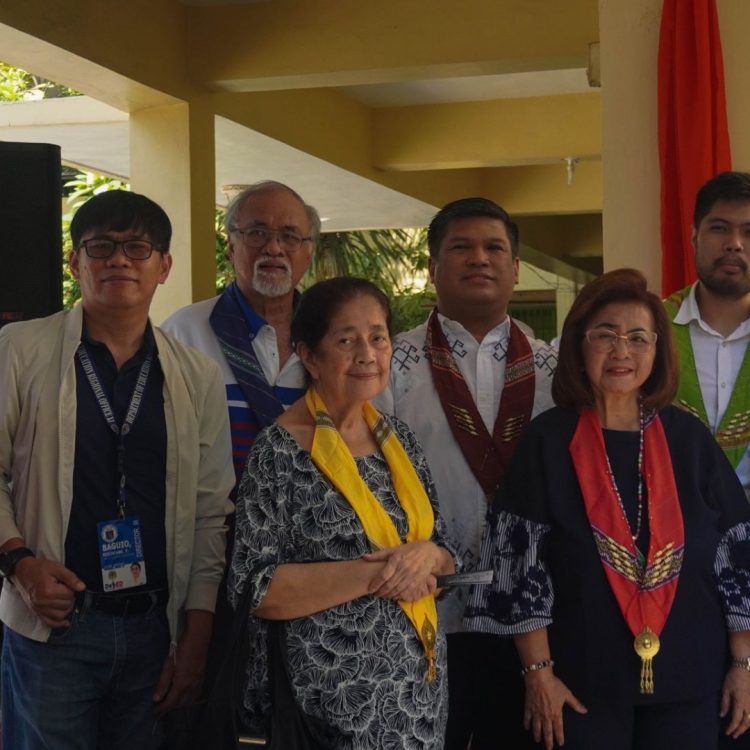 Hon. Braga w/ the Tionko Heirs, the Principal & the DCNHSAA, Inc President proceeding to the Doña Vicenta Monument site.